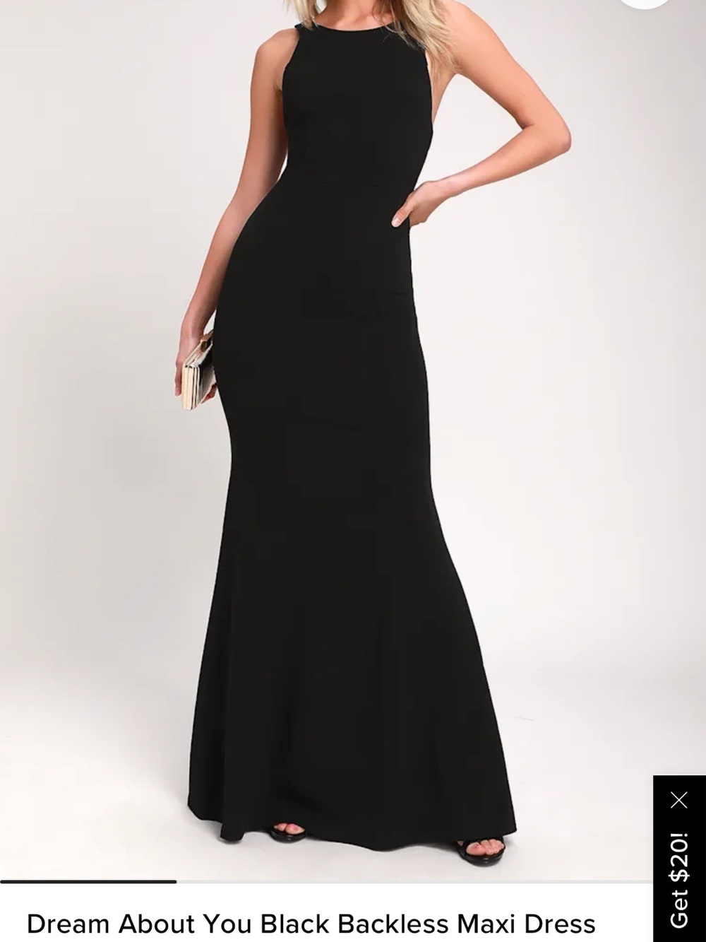 Lulus Dream About You Maxi Formal Dress - Medium